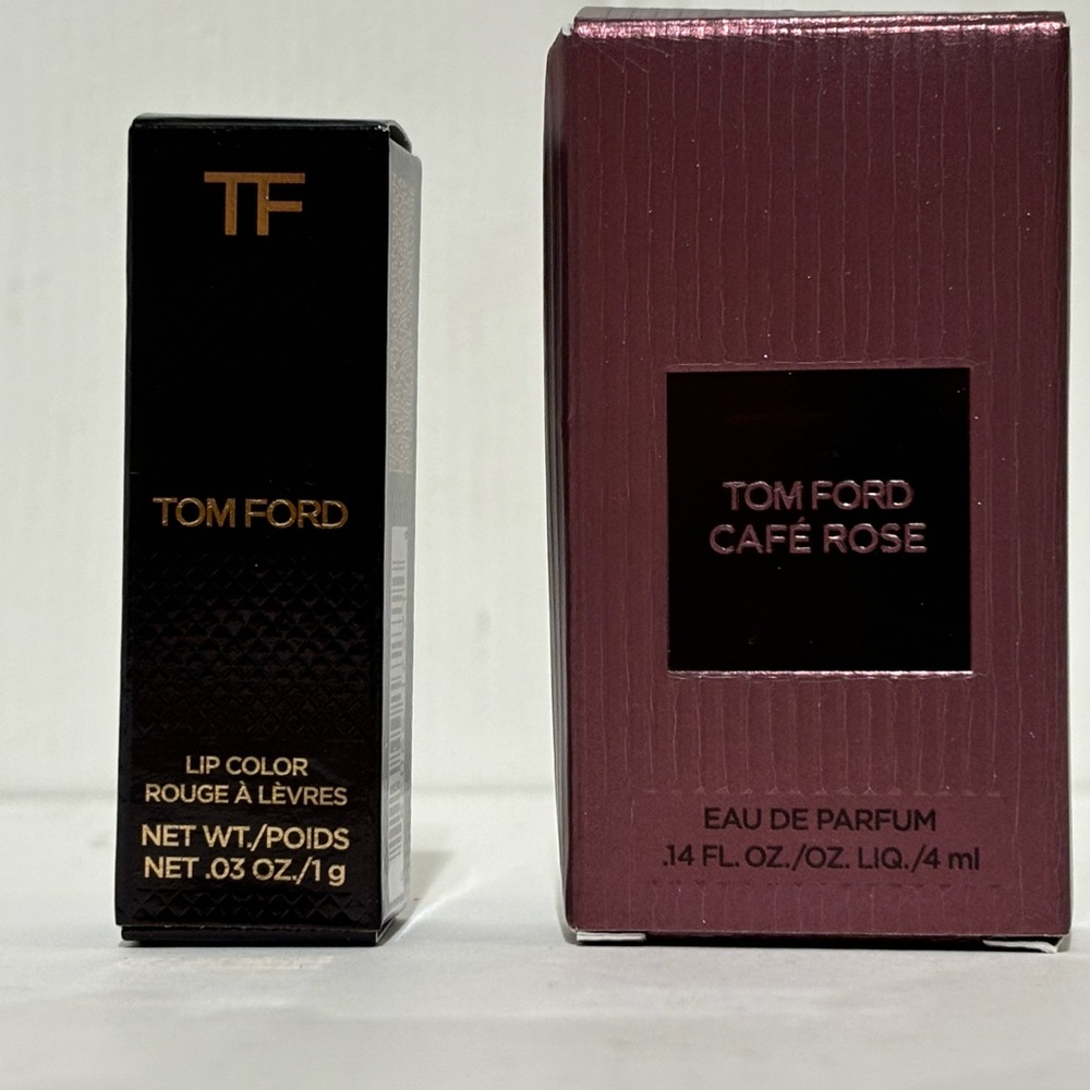 Bundle Tom Ford Travel Size Lip Color 1g and Perfume Cafe Rose 4ml